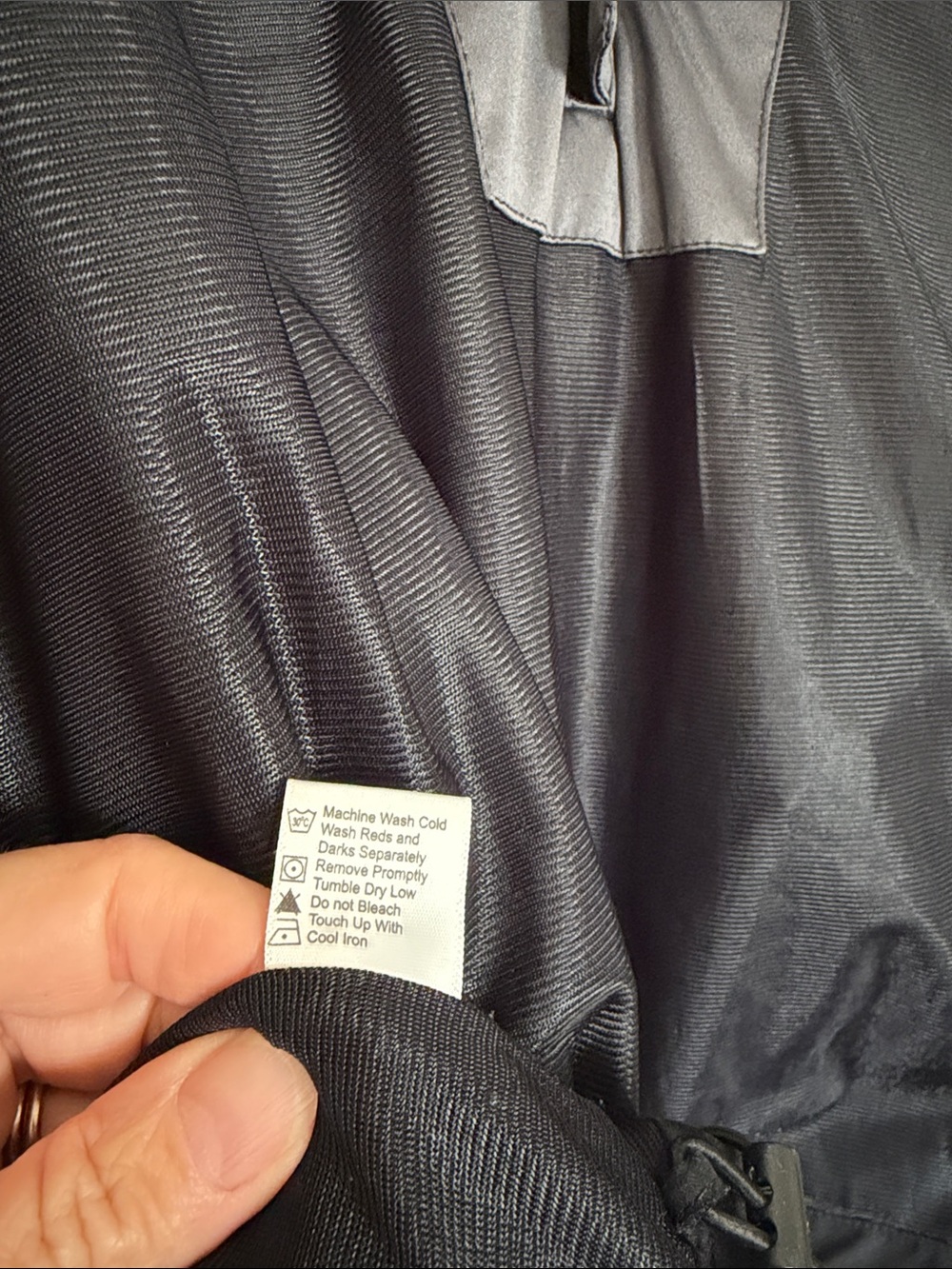 Men's Lightweight Half-Zip Shirt Jacket - Black & Gray - Picture 8 of 10